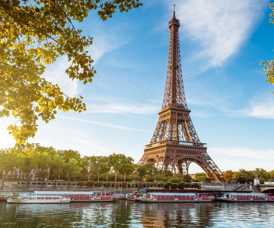 Fondo de pantalla Paris Symbol Eiffel Tower 960x800