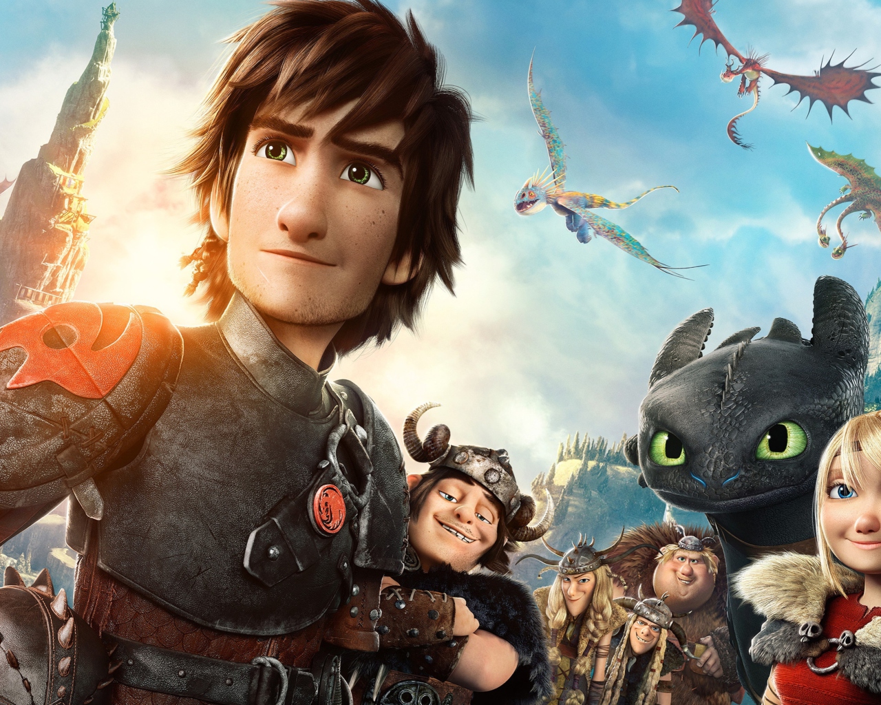 Screenshot №1 pro téma How To Train Your Dragon 2 1280x1024