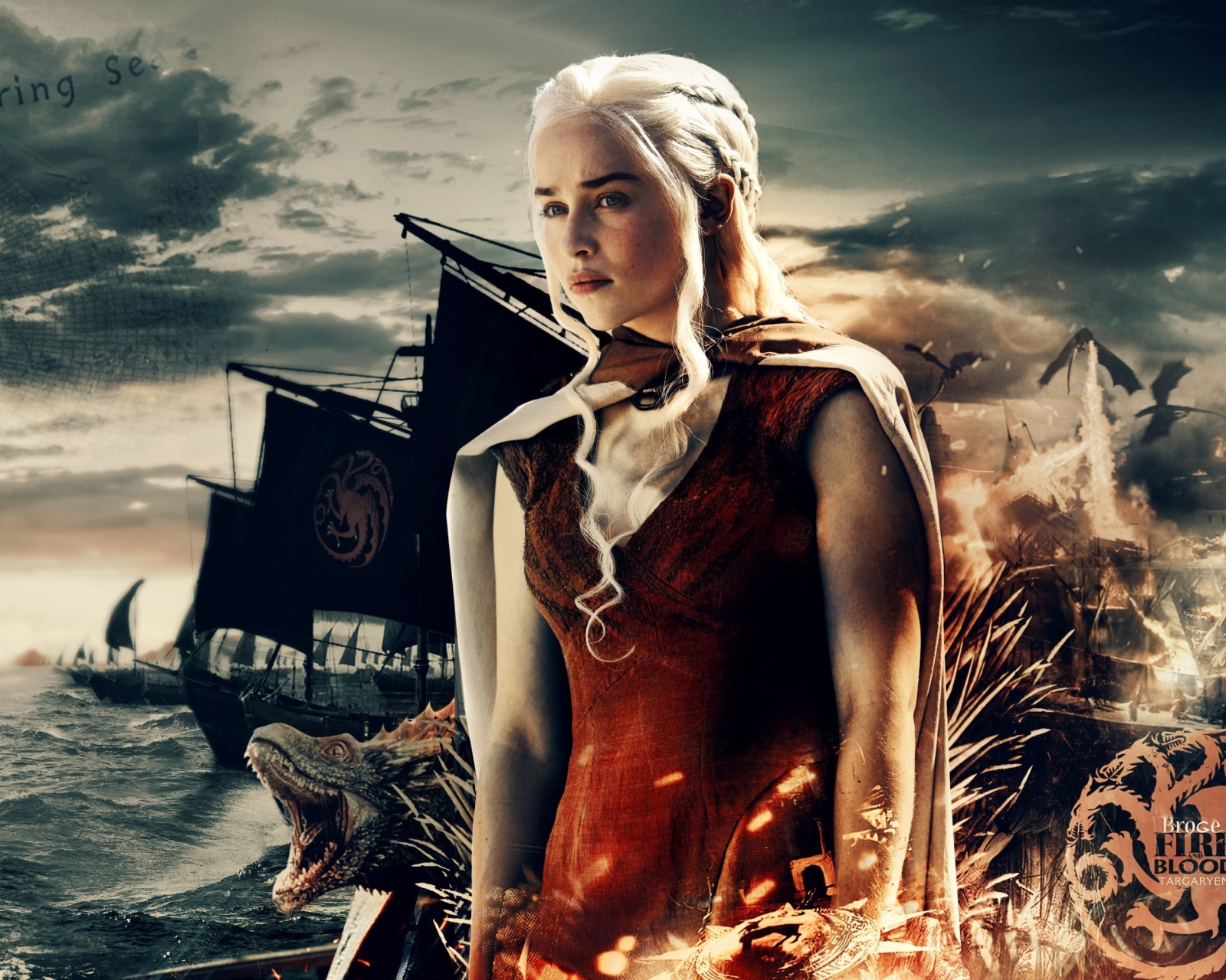 Screenshot №1 pro téma Game of Thrones Daenerys Targaryen 1600x1280
