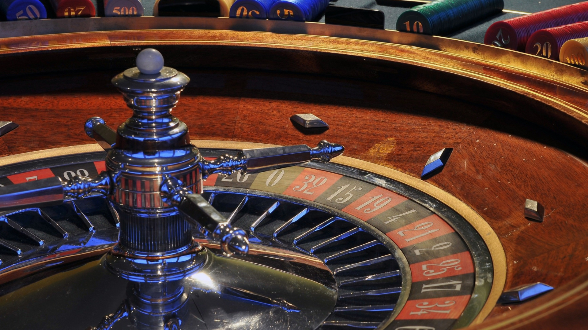 Fondo de pantalla Roulette in Casino not Online Game 1920x1080
