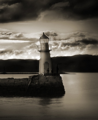 Dark Lighthouse - Obrázkek zdarma pro iPhone 6 Plus