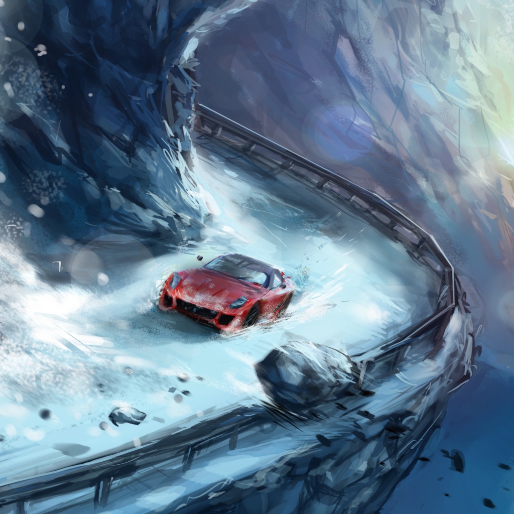 Screenshot №1 pro téma Extreme Driving Painting 1024x1024