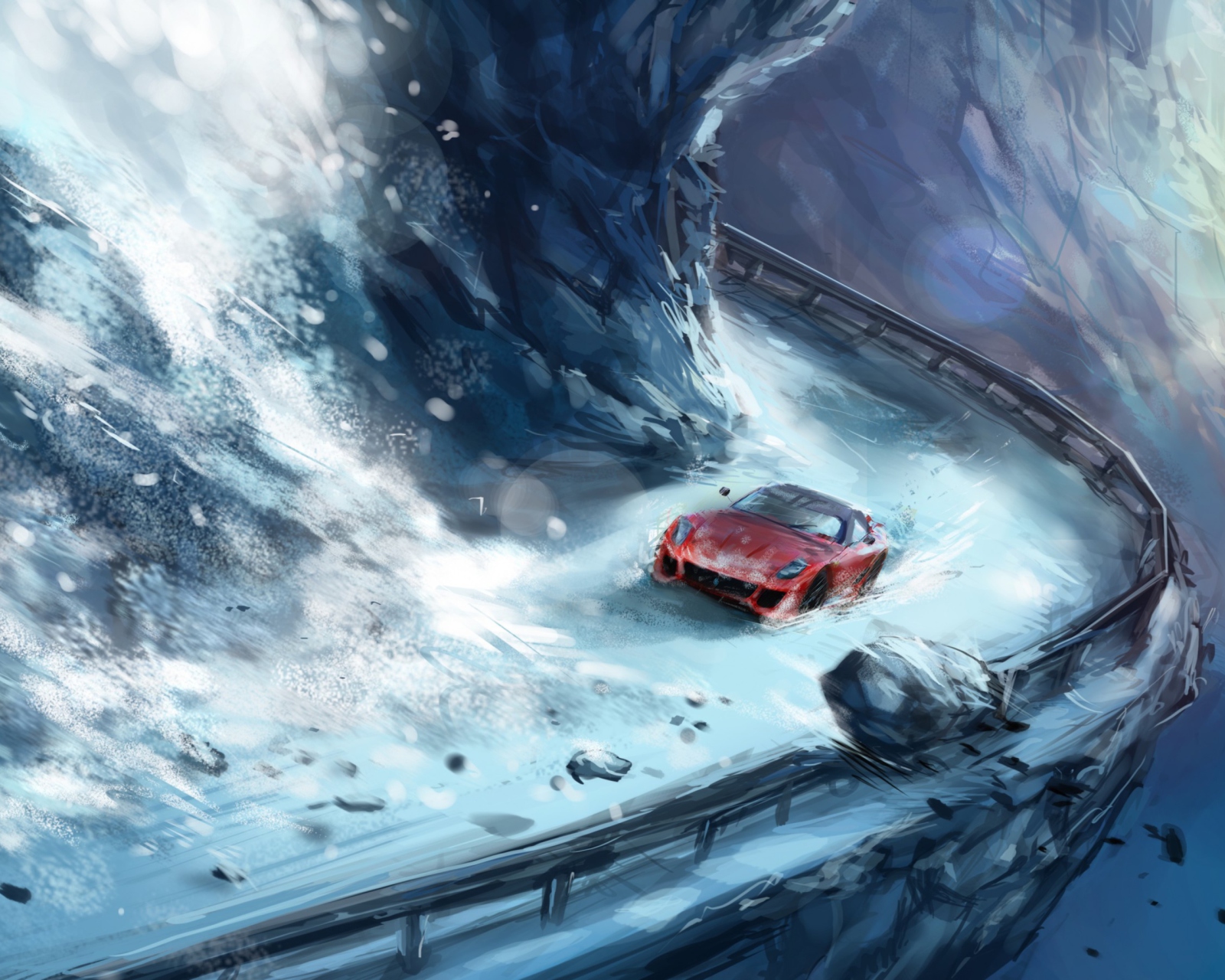 Screenshot №1 pro téma Extreme Driving Painting 1600x1280