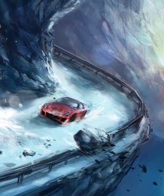 Extreme Driving Painting - Obrázkek zdarma pro 132x176