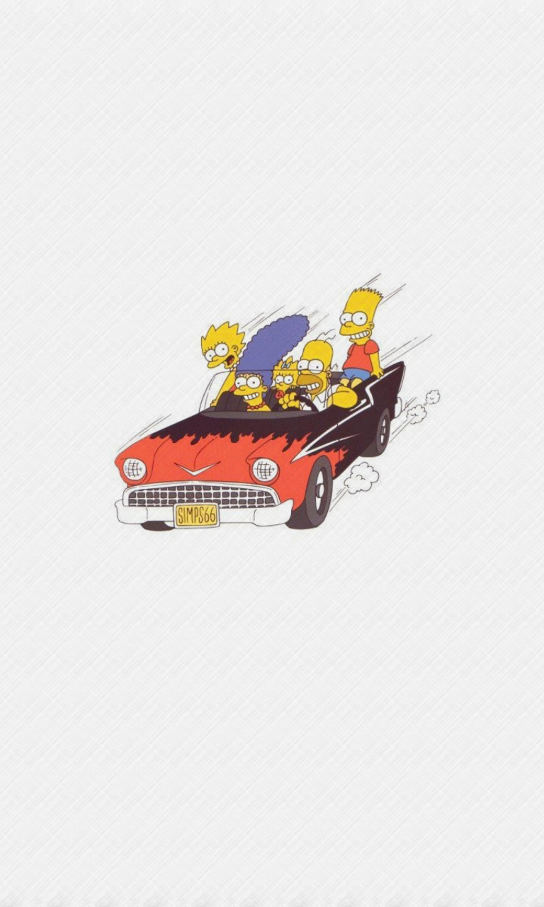The Simpsons wallpaper 768x1280