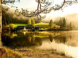 Fondo de pantalla Beautiful Countryside Scenery 320x240