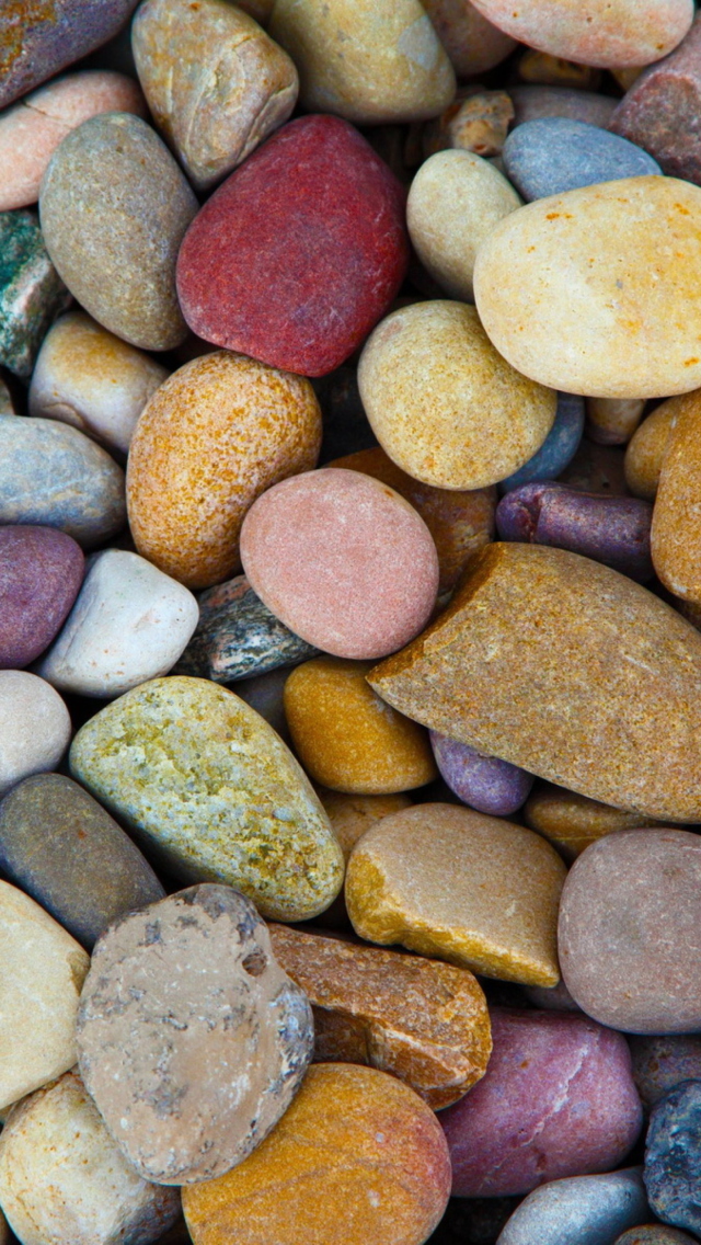 Screenshot №1 pro téma Colorful Pebbles 640x1136