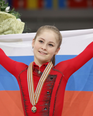 Julia Lipnitskaya Ice Skater Champion 2014 - Obrázkek zdarma pro 750x1334