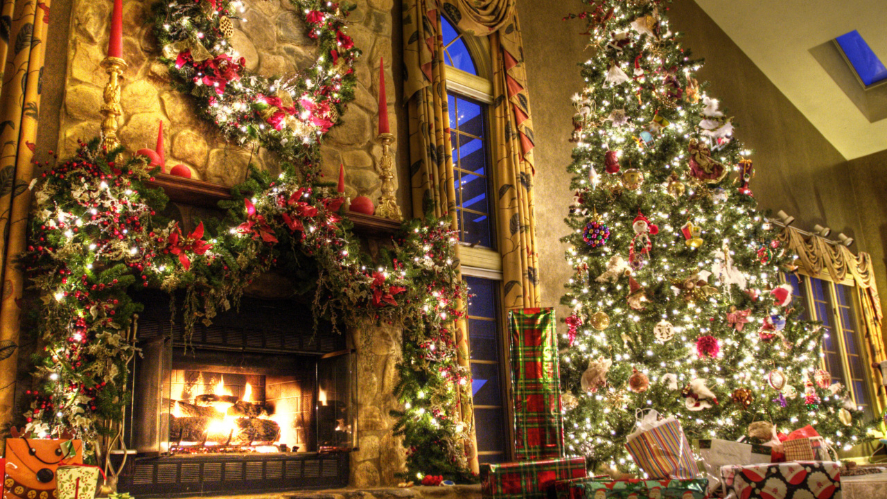 Das Christmas Tree Decoration Ideas Wallpaper 1280x720