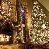 Fondo de pantalla Christmas Tree Decoration Ideas 208x208