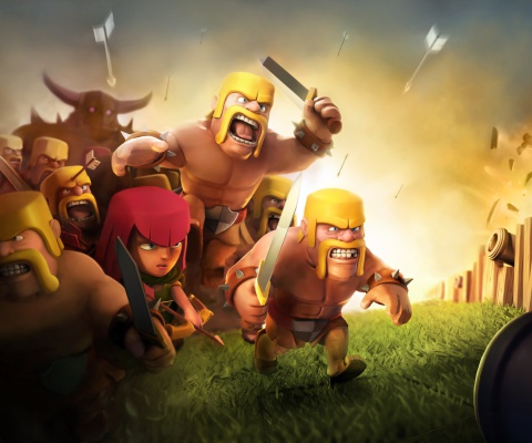 Screenshot №1 pro téma Clash of Clans 480x400