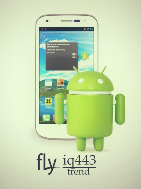 Fly IQ443 Trend screenshot #1 480x640