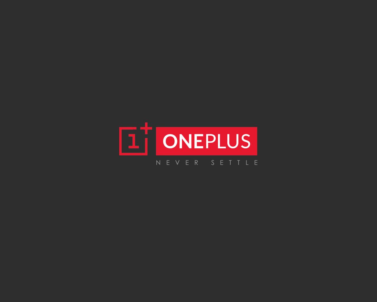 Fondo de pantalla Never Settle OnePlus 1280x1024