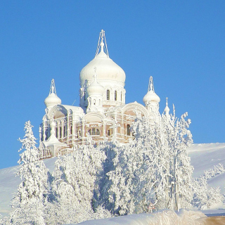 Winter Church - Obrázkek zdarma pro iPad Air