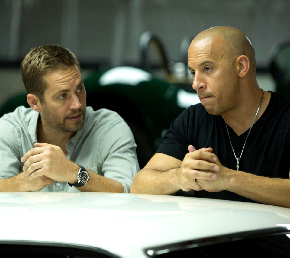 Обои Paul Walker and Vin Diesel 960x854