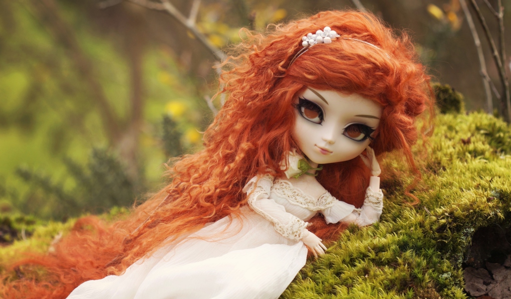Screenshot №1 pro téma Curly Redhead Doll 1024x600