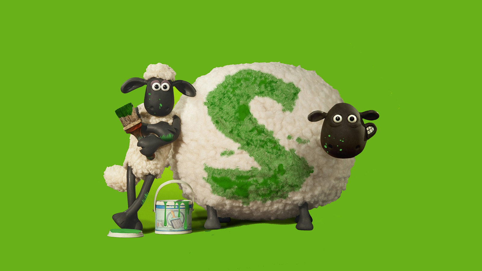 Обои Shaun the Sheep 1600x900