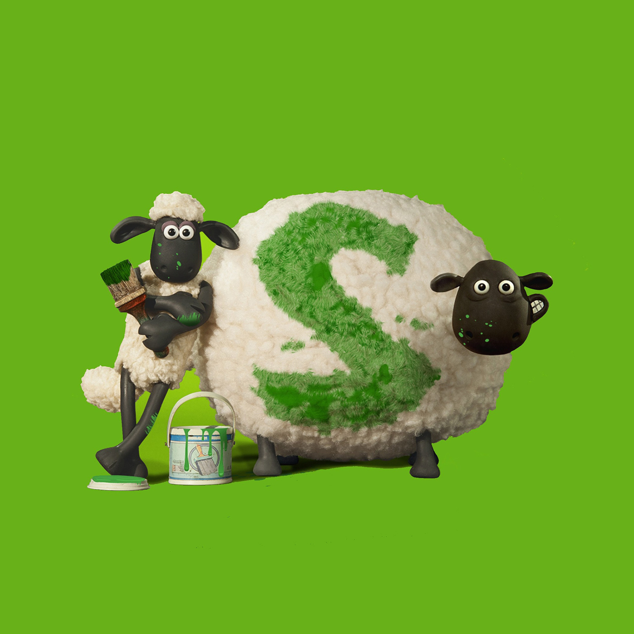 Fondo de pantalla Shaun the Sheep 2048x2048