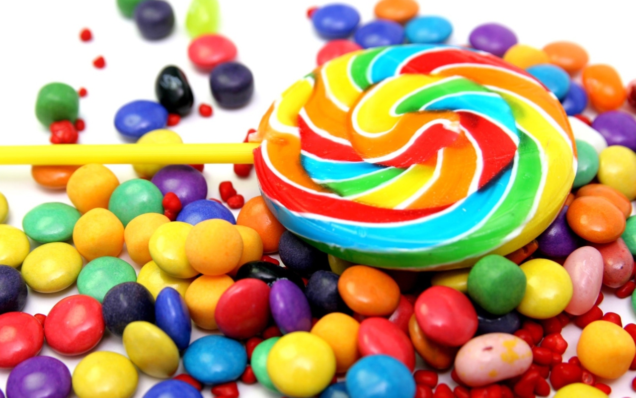 Colorful Candies wallpaper 1280x800