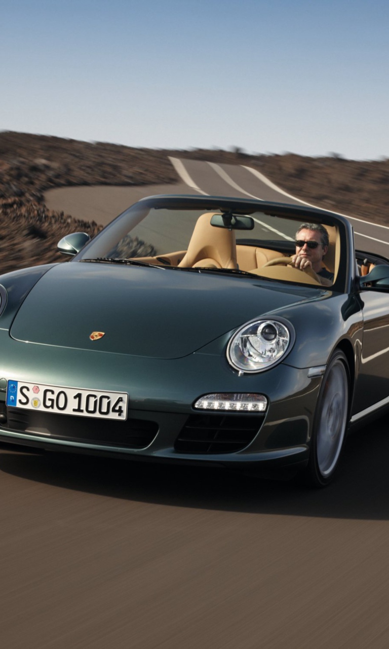 Screenshot №1 pro téma Porsche 911 Carrera 2009 Convertible 768x1280