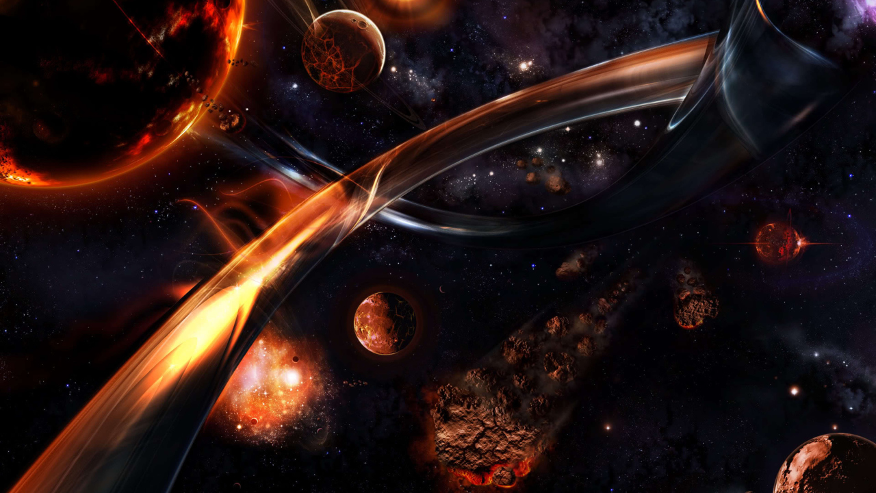 Das Art Galaxy Wallpaper 1280x720