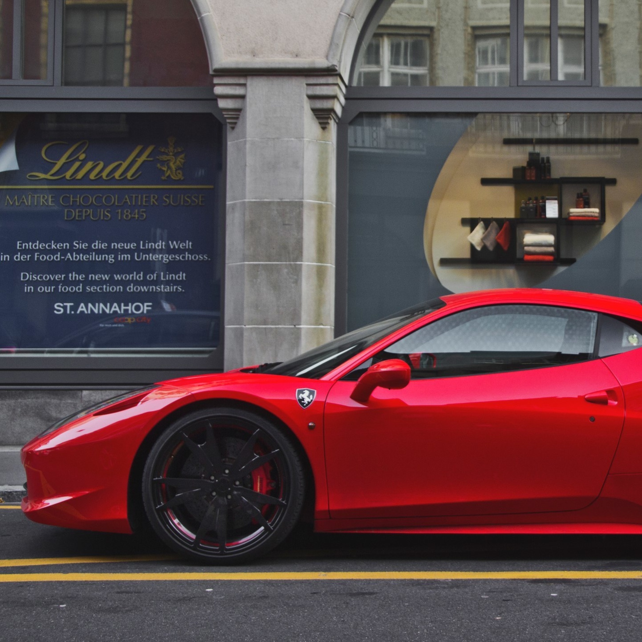Fondo de pantalla Ferrari 458 2048x2048