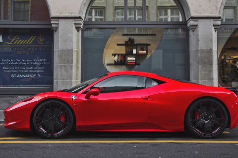 Fondo de pantalla Ferrari 458 480x320