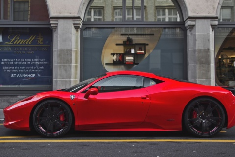 Ferrari 458 wallpaper 480x320