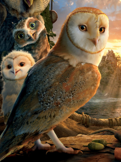 Screenshot №1 pro téma Legend Of The Guardians The Owls Of Ga Hoole 240x320