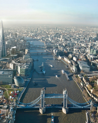 River Thames London England sfondi gratuiti per Nokia Asha 306