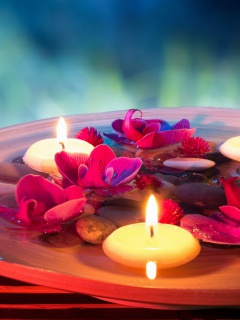 Petals, candles and Spa screenshot #1 240x320