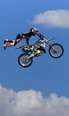 Screenshot №1 pro téma Motorcycle Jump 240x400