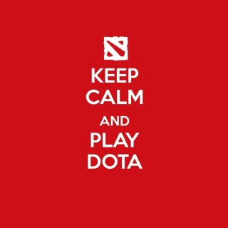 Keep Calm And Play Dota - Obrázkek zdarma pro 1024x1024