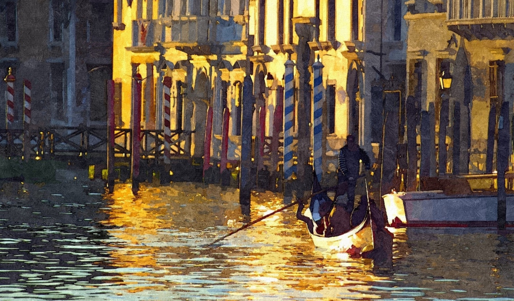 Screenshot №1 pro téma Venice Painting 1024x600