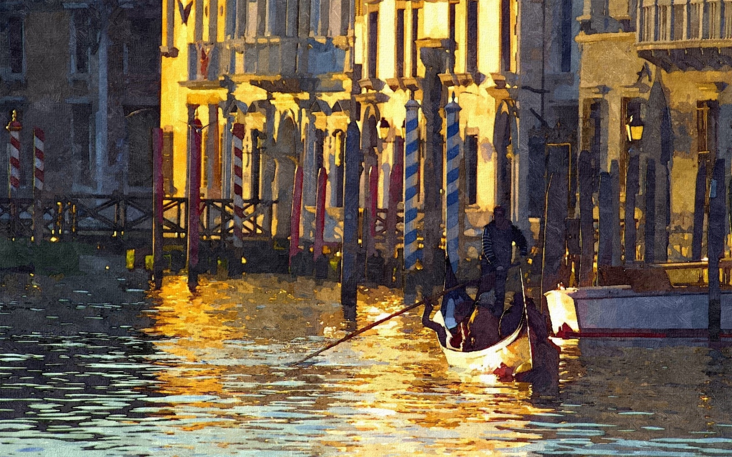 Venice Painting wallpaper 1440x900