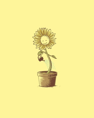 Flower In Pot - Obrázkek zdarma pro iPhone 5S