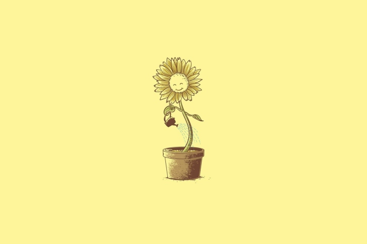 Flower In Pot wallpaper