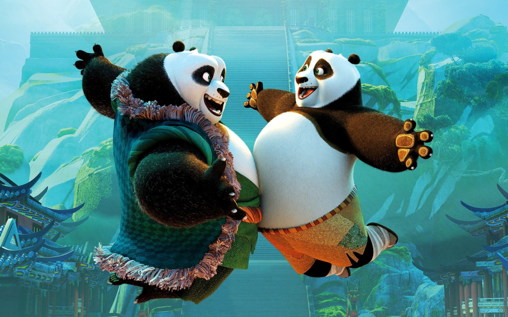 Screenshot №1 pro téma Kung Fu Panda 3 DreamWorks 1680x1050