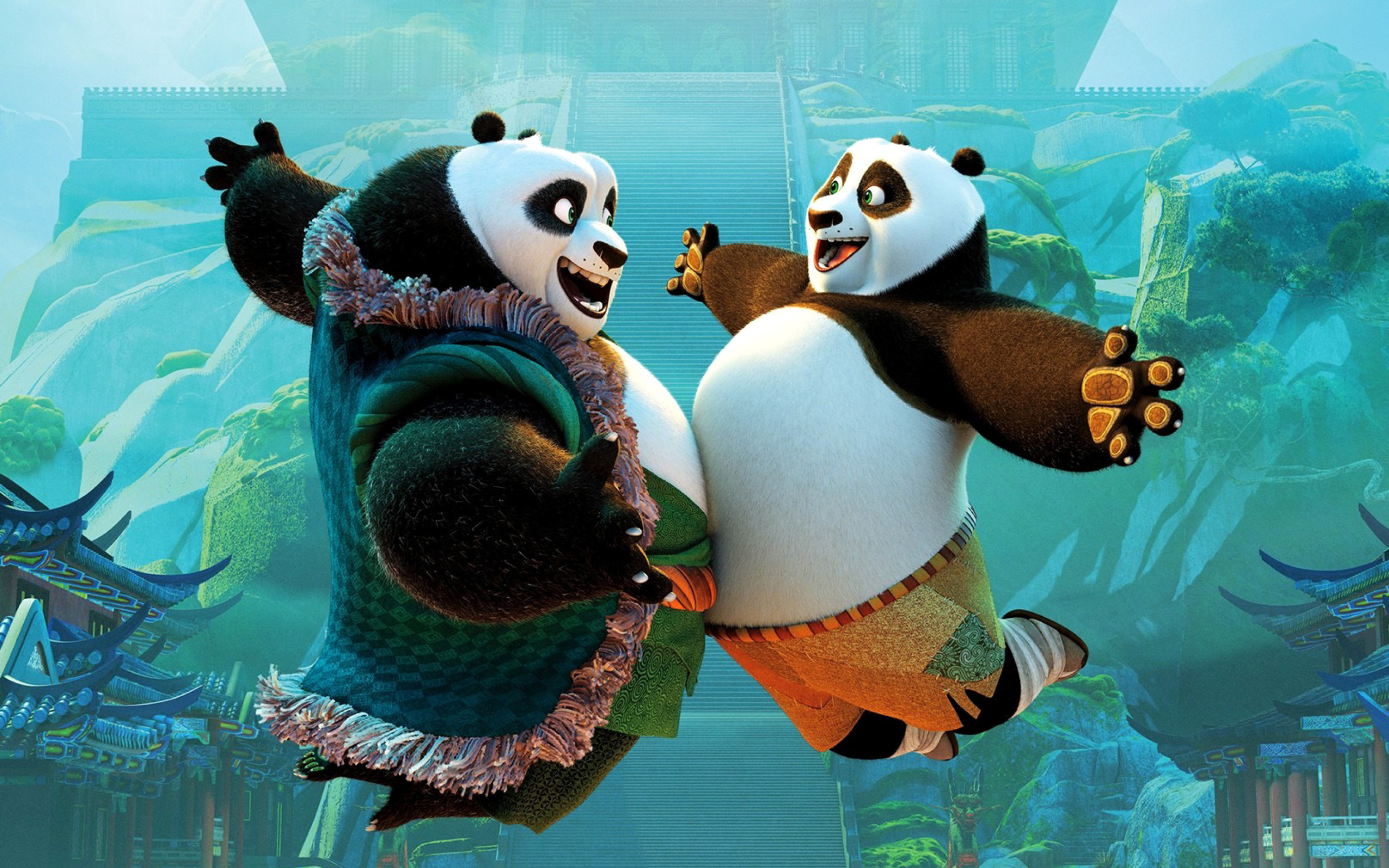 Screenshot №1 pro téma Kung Fu Panda 3 DreamWorks 2560x1600
