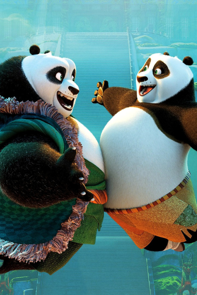 Sfondi Kung Fu Panda 3 DreamWorks 640x960
