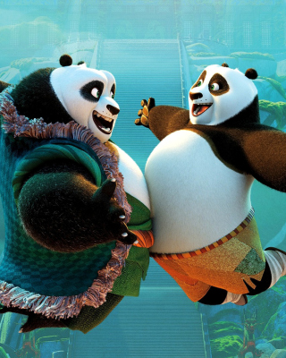Kostenloses Kung Fu Panda 3 DreamWorks Wallpaper für 128x160