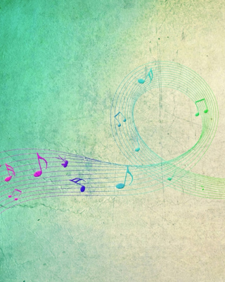 Free Music Notes Picture for iPhone 5