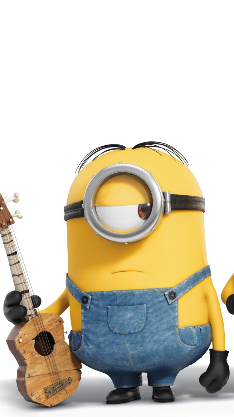 Fondo de pantalla Minions Dancing 750x1334