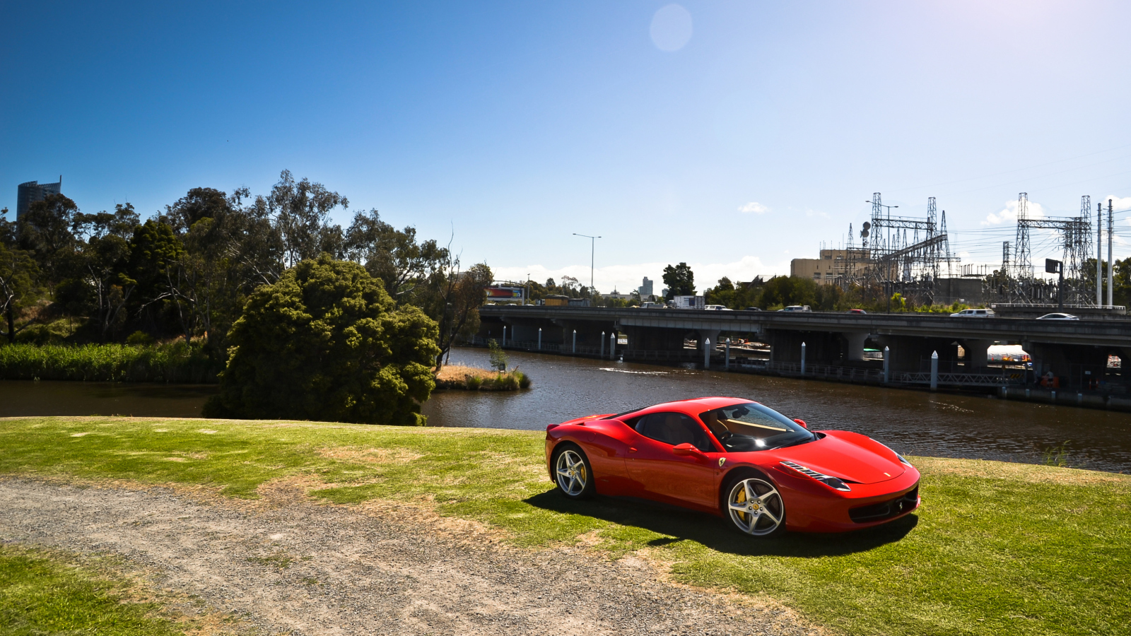 Das Ferrari 458 Italia Wallpaper 1600x900