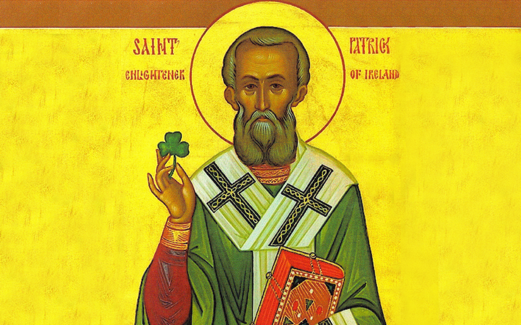 Saint Patrick Shamrock wallpaper 1680x1050