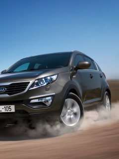 Fondo de pantalla Kia Sportage Drive 240x320