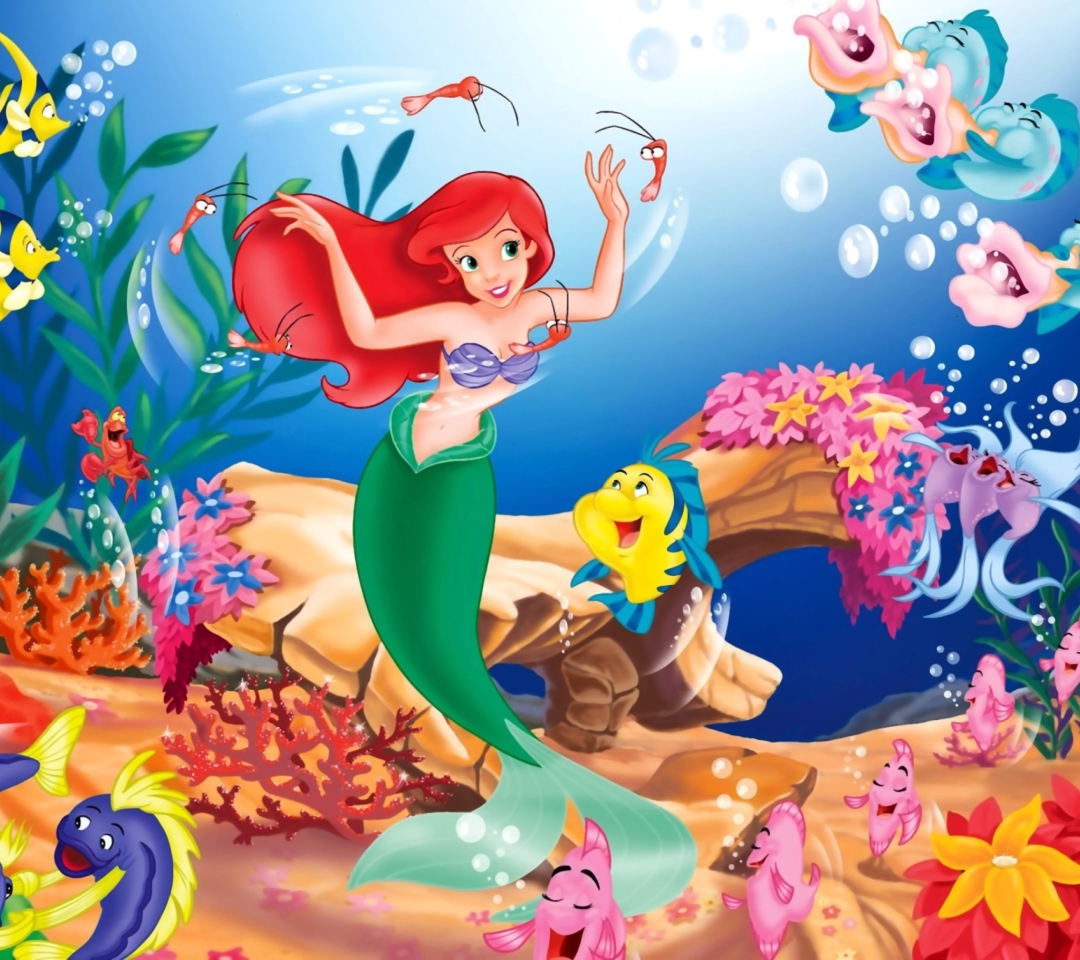 Little Mermaid wallpaper 1080x960