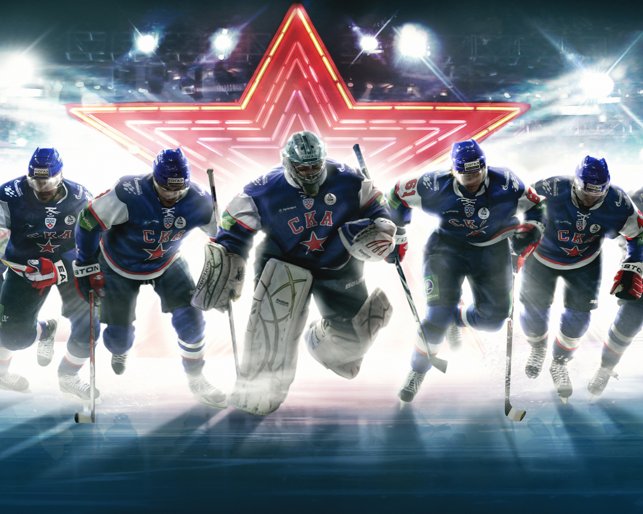 Fondo de pantalla SKA Hockey Team 1280x1024
