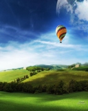Screenshot №1 pro téma Air Balloon In Sky 128x160