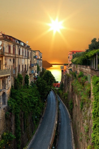 Screenshot №1 pro téma Sunrise In Italy 320x480